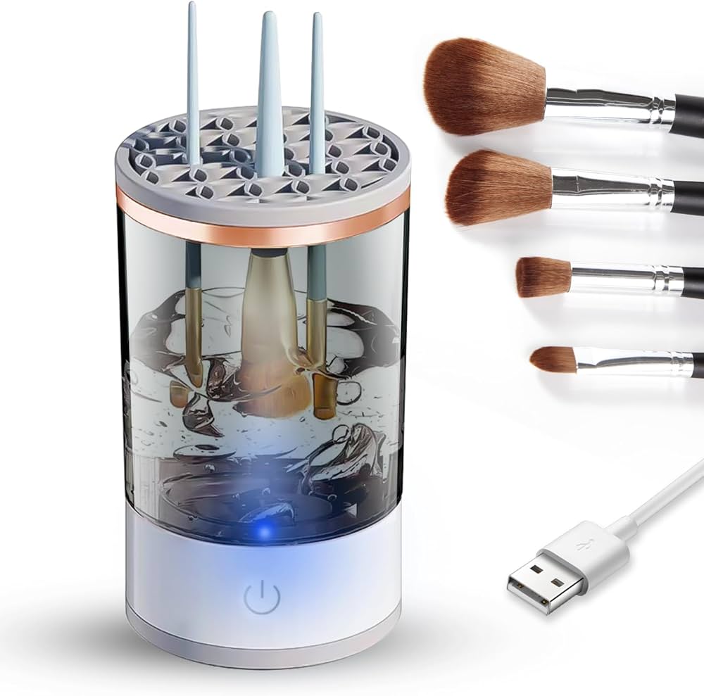 Nettoyeur Portable de Pinceaux de Maquillage